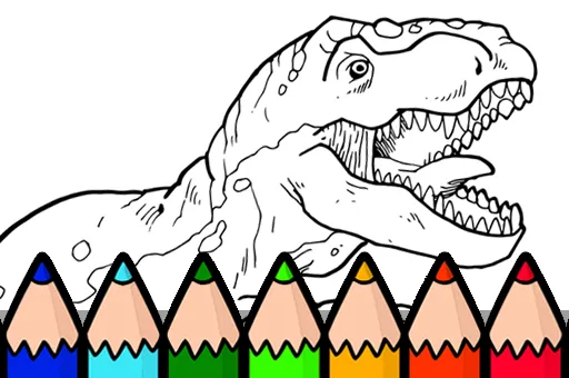 Dinos Coloring Book